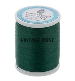 Нитки Sumiko Thread STP1-15 т.зеленые (для люневильской вышивки) (Зеленый) - фото 13159
