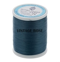 Нитки Sumiko Thread STP1-25 гр.бирюзовый (для люневильской вышивки) (Синий) - фото 13179