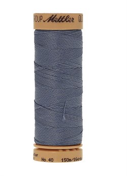 Нитка для Люневильской вышивки вощеная METTLER EXTRA STARK Василек 150 метров - фото 16677