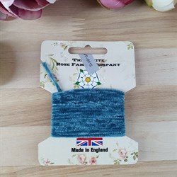 Синель "Матовый Бархат", Бирюза 2 мм, 3 ярда CHVF-0215 - фото 16965