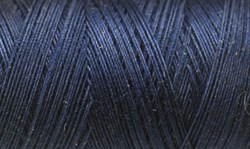 Нитки Cotton № 50/3, Aurora вощеные 200 метров Цвет 21000 ТЕМНОЕ НЕБО 21000 - фото 17294