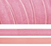 Лента бархатная, цвет № 75-розовый. Ширина 20мм  (1метр) - фото 17727