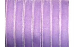 Лента бархатная, цвет № 53-лаванда.Ширина 10 мм  (1метр) - фото 17741