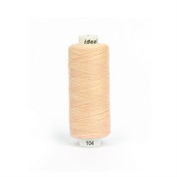 Нитки IDEAL бытовые 40/2 полиэстер 366м цв.104 пудровый 10779 - фото 18570