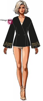 Мастер Класс Вышивка Манжетов в стиле Dolce & Gabbana на Жакет 13646 - фото 19199