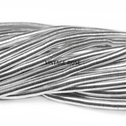 Канитель мягкая, 3 мм, серебро - фото 7820