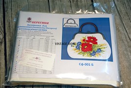 Набор для изготовления сумки Маки на белом СФБ-01