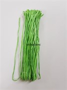 Рафия для вышивки, зеленая с блеском 5 мм ширина. Индия