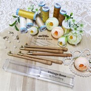Люневильский крючок с 3-мя иглами бренда Vintage Rose "ШАБЛИ" - фото 14366
