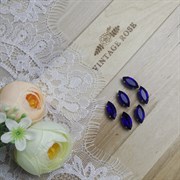 Стразы в цапах, 7*15 мм, сапфир, 3 шт/уп СЦЛ-07