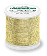 Нитки Madeira Metallic №12, 40м, Light Gold Gold32