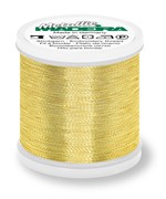 Нитки Madeira Metallic №40, 200м, Gold 6 (Золотой, 200 метров) Mgold 6