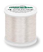 Нитки Madeira Metallic №40, 200м, Silver (Серебро, 200 метров) MSilver