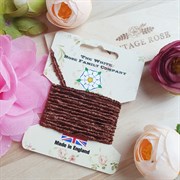 Синель "Мокрый Бархат", Коричневый. 2 мм, 3 ярда CHV-0052