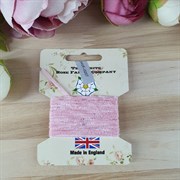 Синель "Матовый Бархат", Розовый 2 мм, 3 ярда CHVF-0207