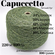 Пряжа Capuccetto 220 м/100 гр - Италия - 100 грамм