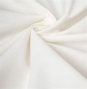 Плащевая поликоттон диагональ, отрез 1 м * 150 см, цвет белый