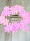 Пайетки Цветик розовый АВ 32 мм, 3шт/уп, Индия - фото 14012