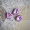 Стразы "Леденцы", сиреневые, 10*14 мм (Фиолетовый) - фото 16778