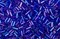 стеклярус АСТРА 5мм непрозрачный/цветной синий (168), 20г - фото 8250